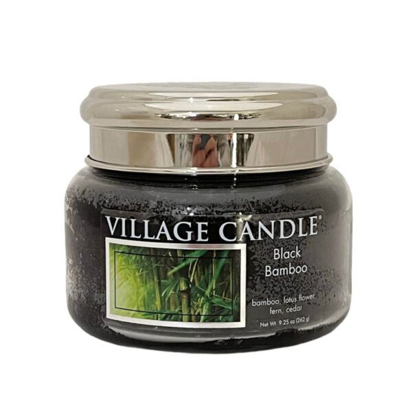VILLAGE CANDLE - GIARA PICCOLA 11OZ BLACK BAMBOO