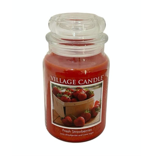 VILLAGE CANDLE - GIARA GRANDE 26OZ FRESH STRAWBERRIES
