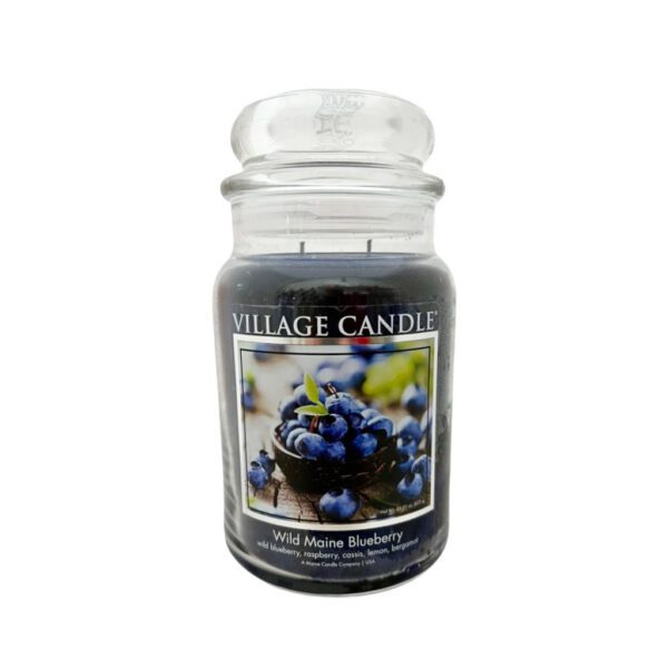 VILLAGE CANDLE – GIARA GRANDE 26OZ WILD MAINE BLUBERRY