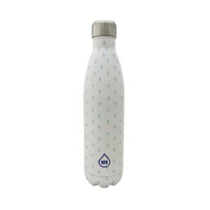 H2O - CLASSIC BOTTIGLIA 750ML BIANCA e CELESTE DECORATA