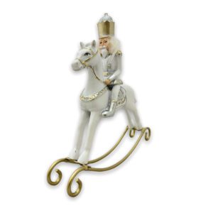 SOLDATO BIANCO E ARGENTO A CAVALLO - MASCAGNI CASA