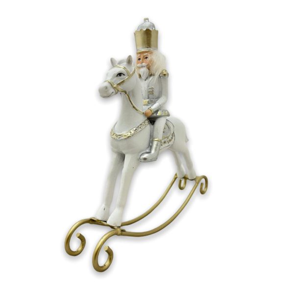 SOLDATO BIANCO E ARGENTO A CAVALLO - MASCAGNI CASA