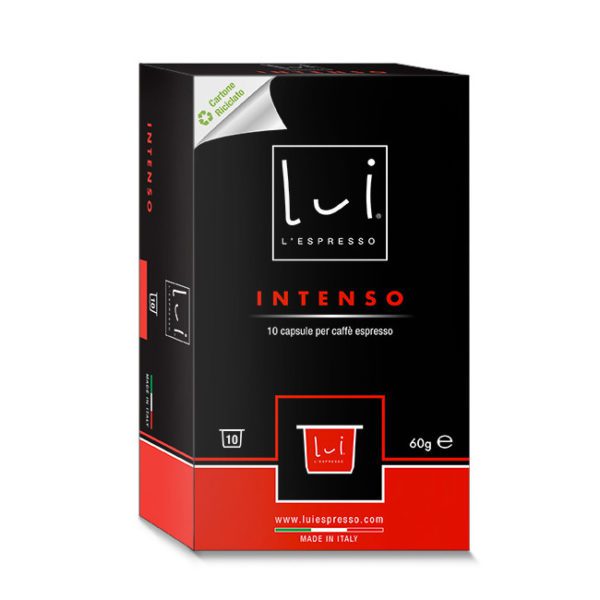 CAFFE' INTENSO - CONFEZIONI DA 10 CAPSULE - LUI L'ESPRESSO