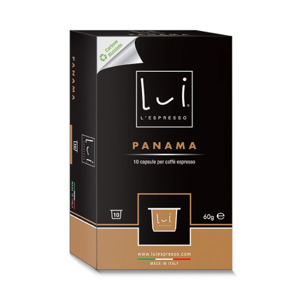CAFFE' PANAMA - CONFEZIONE DA 10 CAPSULE - LUI L'ESPRESSO