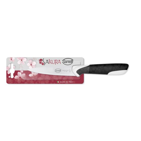 SAKURA - COLTELLO SPELUCCHINO LISCIO CM11 - COLTELLERIE SANELLI - Image 2