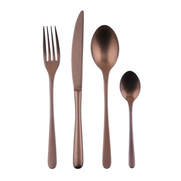 TASTE VINTAGE - SERVIZIO POSATE PER 6 PERSONE RAME COPPER - SAMBONET