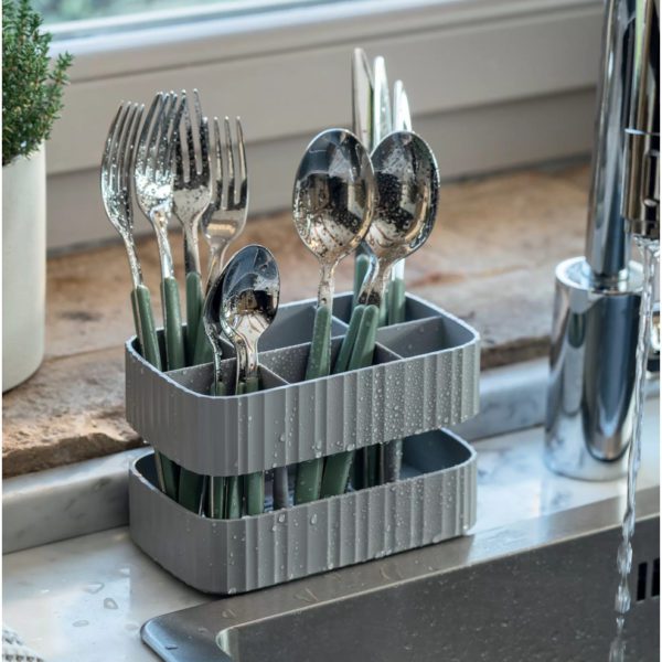 SCOLA POSATE COLOR GRIGIO "DRAIN & SAFE" - GUZZINI - Image 5