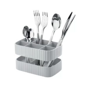 SCOLA POSATE COLOR GRIGIO "DRAIN & SAFE" - GUZZINI