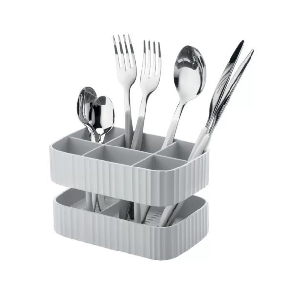 SCOLA POSATE COLOR GRIGIO "DRAIN & SAFE" - GUZZINI