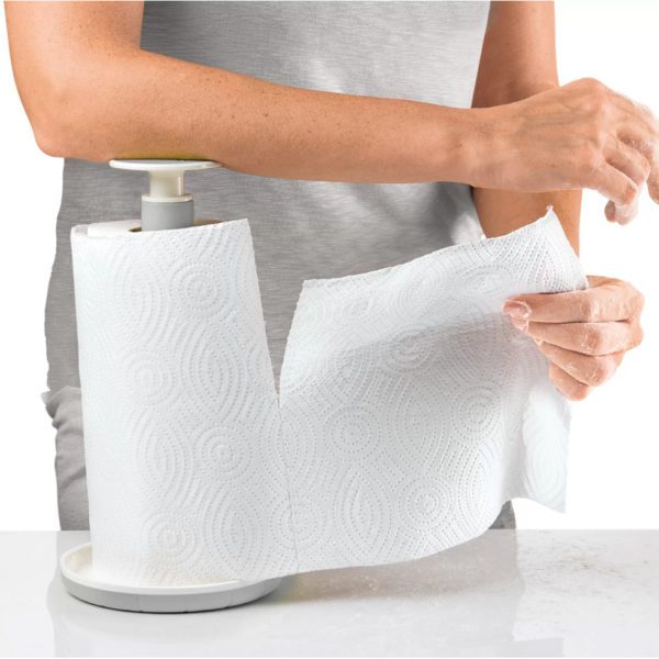 PORTA ROTOLO GRIGIO "PUSH & STOP" - GUZZINI - Image 2