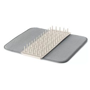 SCOLA PIATTI CON TAPPETINO COLOR BIANCO LATTE "DRY & SAFE" - GUZZINI