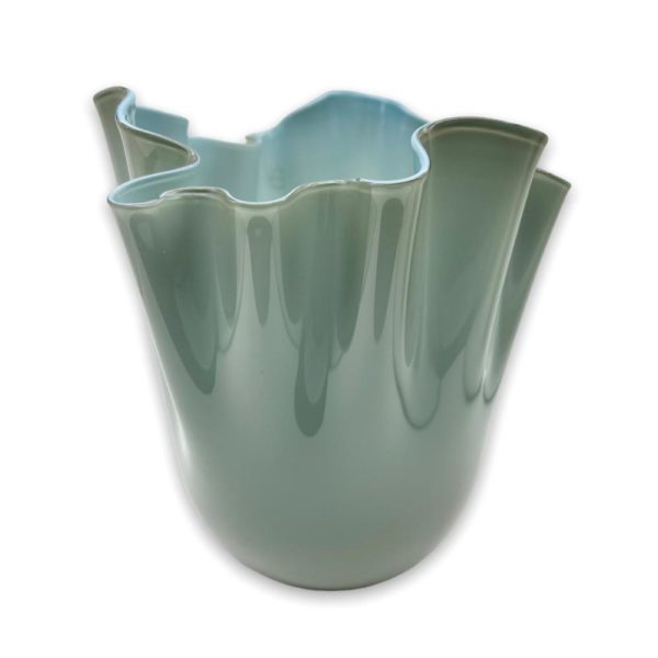 VASO FAZZOLETTO GRIGIO E GRIGIO BLU CM24 - VENINI - Image 3