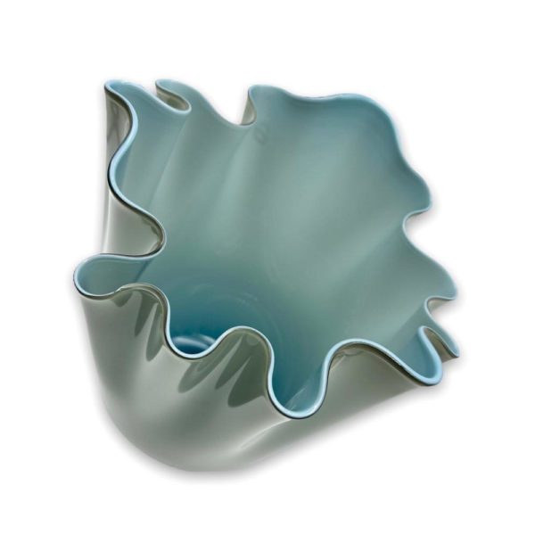 VASO FAZZOLETTO GRIGIO E GRIGIO BLU CM24 - VENINI - Image 4
