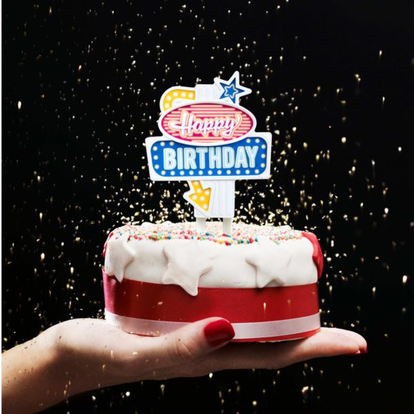 CAKE TOPPER - FLASHING - Image 2