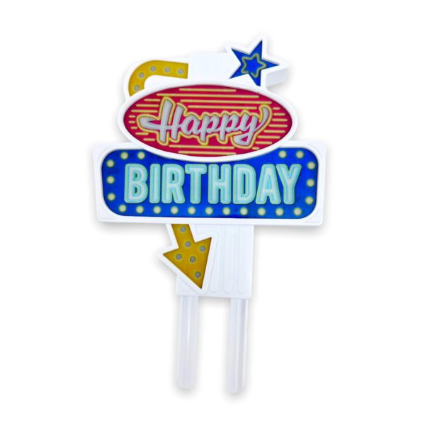 CAKE TOPPER - FLASHING