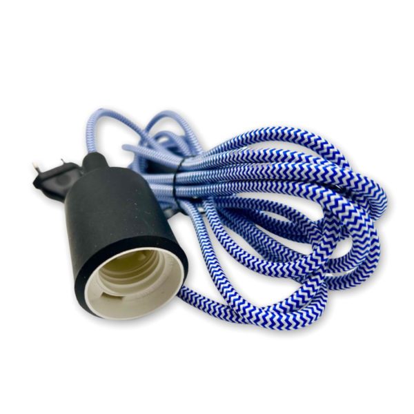LAMPADA BIANCA E BLU - PENDANT CORD LAMP - Image 3