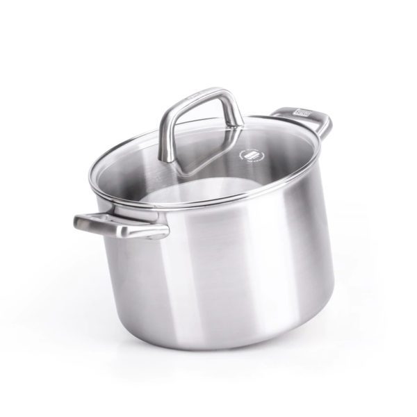 TRICION RESIST - PENTOLA CM22 2 MANICI CON COPERCHIO - BERNDES