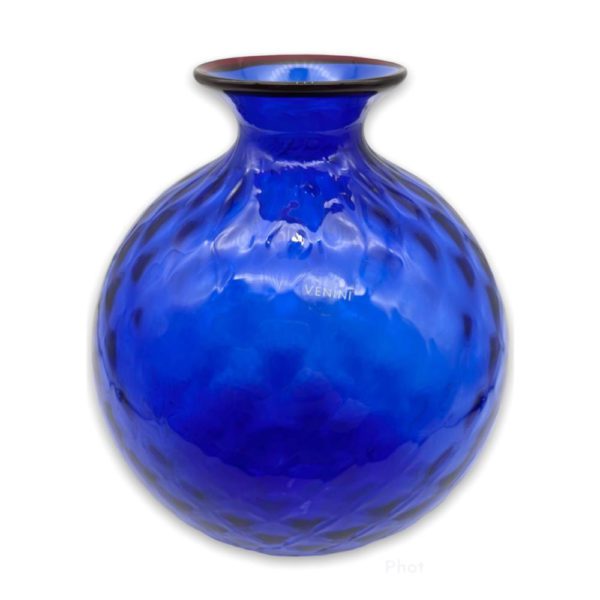 VASO MONOFIORE BALLOTON BLU CM20,5 - VENINI