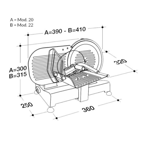 AFFETTATRICE LUXOR RED CM20 - R.G.V. - Image 7
