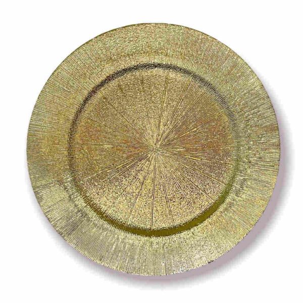 SOTTOPIATTO ORO ELECTRON - Di.Mo