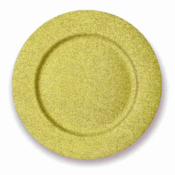 SOTTOPIATTO GLITTER ORO - TOGNANA