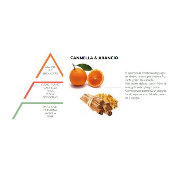 RICARICA PER LAMPADE CATALITICHE 500ML CANNELLA & ARANCIO - HYPNO CASA - Image 2