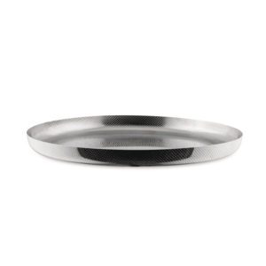 JM - VASSOIO IN RILIEVO TONDO INOX JM14 CM35  - ALESSI
