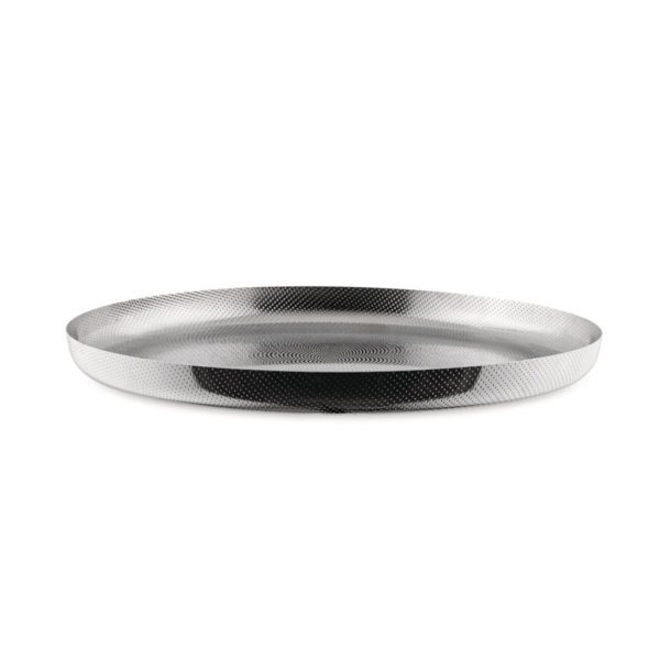 JM - VASSOIO IN RILIEVO TONDO INOX JM14 CM35  - ALESSI