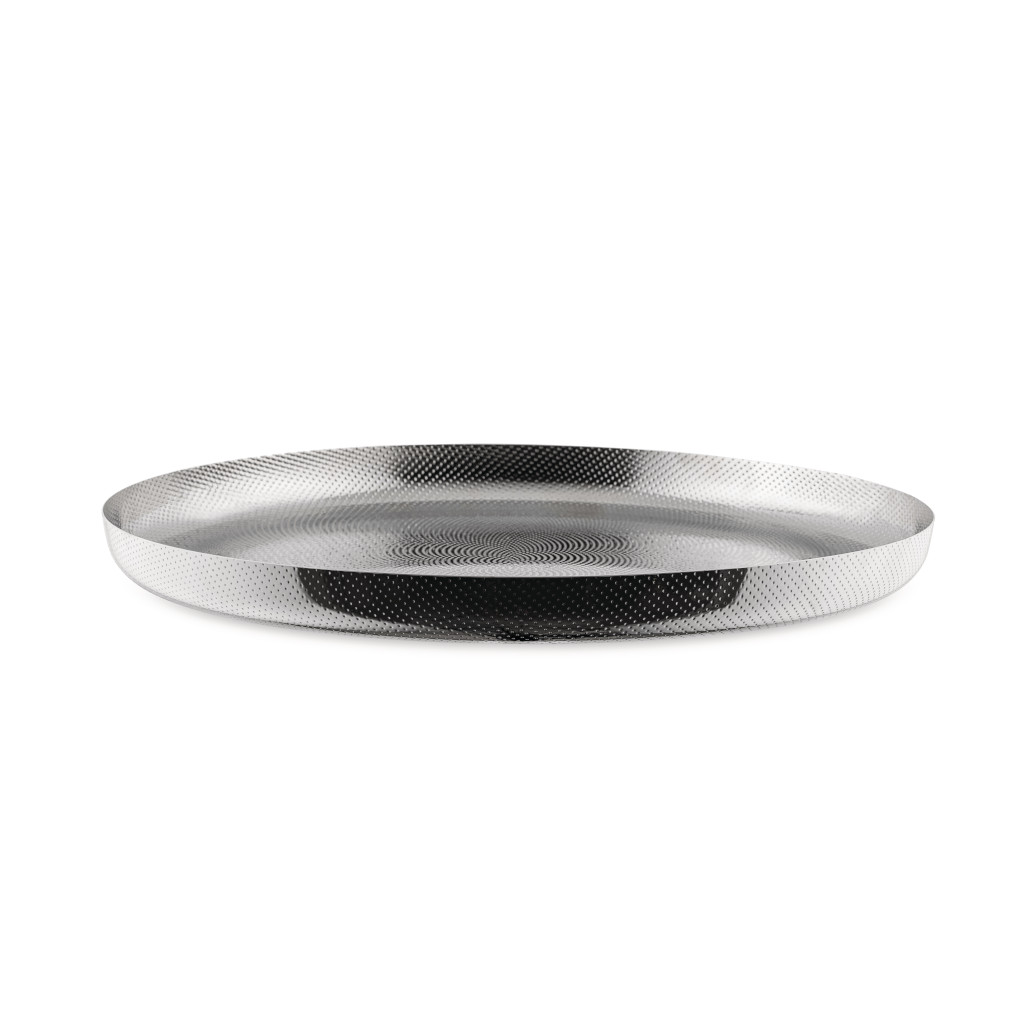 VASSOIO IN RILIEVO TONDO INOX JM14 CM35 - ALESSI