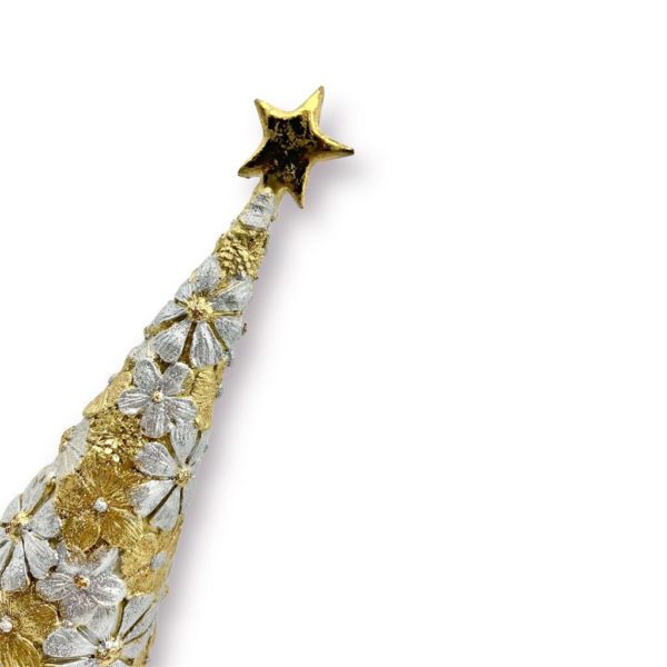ALBERO DI NATALE ORO CON STELLA GRANDE - Image 2