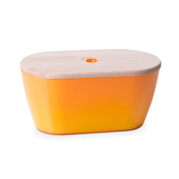 PORTA PANE CON TAGLIERE ARANCIO - OMADA