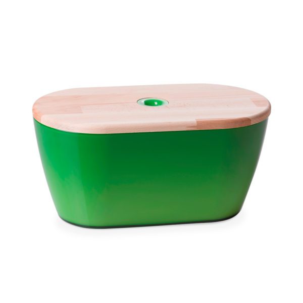 PORTA PANE CON TAGLIERE VERDE - OMADA
