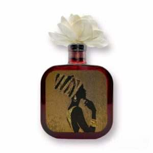 DIFFUSORE CON FIORE "DONNA" 100ML - ROSSO DI VINO