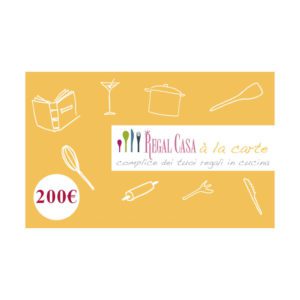 Gift Card da 200,00 €