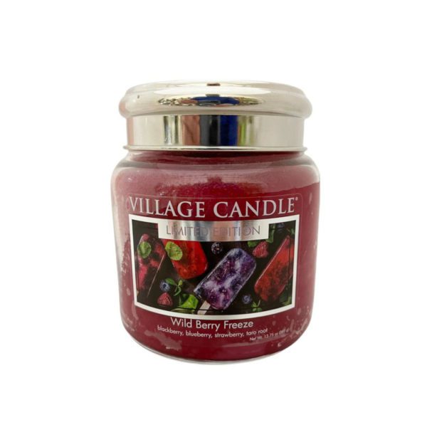 VILLAGE CANDLE – GIARA MEDIA 16OZ WILD BERRY FREEZE
