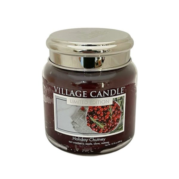 VILLAGE CANDLE - GIARA MEDIA 16OZ HOLIDAY CHUTNEY