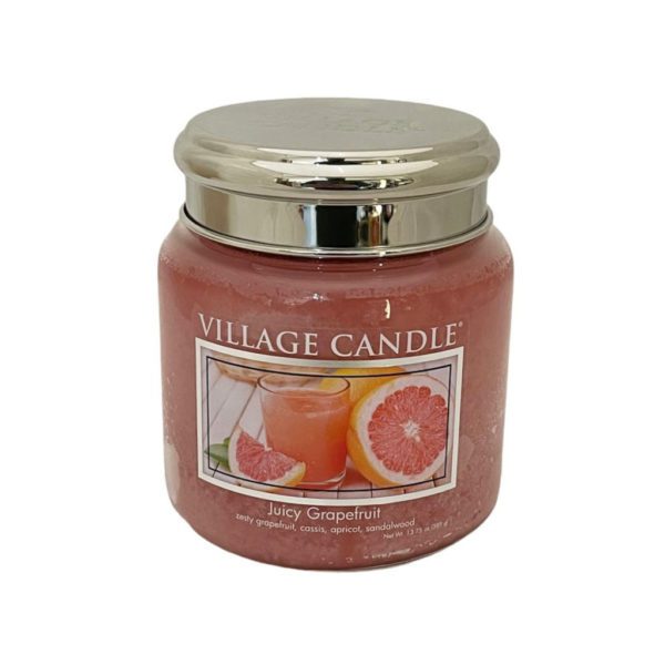 VILLAGE CANDLE - GIARA MEDIA 16OZ JUICY GRAPEFRUIT