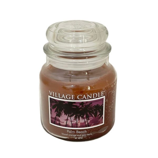 VILLAGE CANDLE - GIARA MEDIA 16OZ PALM BEACH