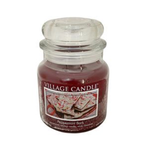 VILLAGE CANDLE - GIARA MEDIA 16OZ PEPPERMINT BARK