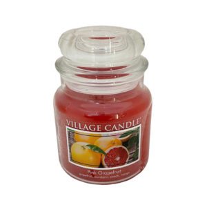 VILLAGE CANDLE - GIARA MEDIA 16OZ PINK GRAPEFRUIT