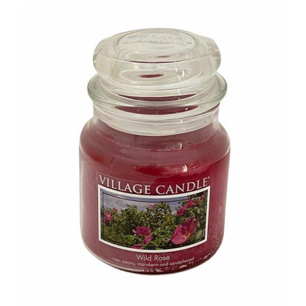 VILLAGE CANDLE - GIARA MEDIA 16OZ WILD ROSE