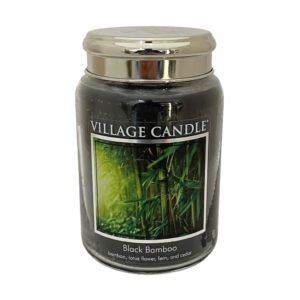 VILLAGE CANDLE - GIARA GRANDE 26OZ BLACK BAMBOO