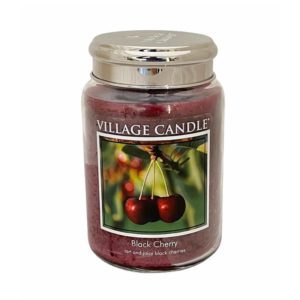 VILLAGE CANDLE - GIARA GRANDE 26OZ BLACK CHERRY