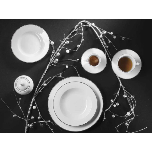 PLATINUM CHIC - SERVIZIO DI PIATTI PER 12 PERSONE - VILLA ALTACHIARA - Image 2