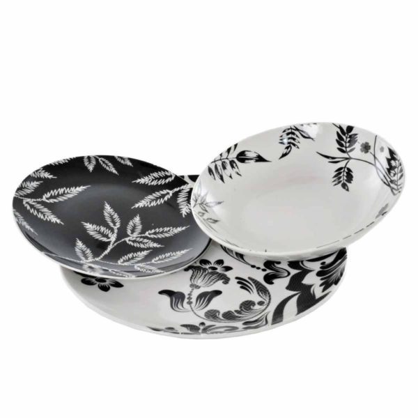 BLACK & WHITE - SERVIZIO DI PIATTI PER 6 PERSONE - FADE MAISON - Image 5