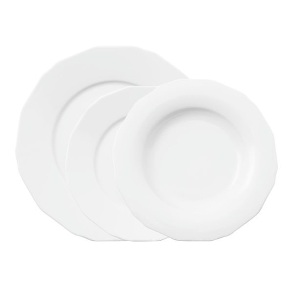 GARDEN TOTAL WHITE - SERVIZIO PIATTI PER 4 PERSONE - ARTHUR KRUPP