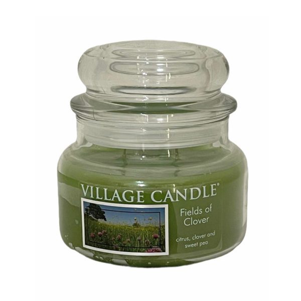 VILLAGE CANDLE - GIARA PICCOLA 11OZ FIELDS OF CLOVER