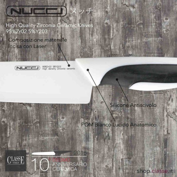CERAMICA NUCCI - COLTELLO CHEF CM15 - CLASSE - Image 3