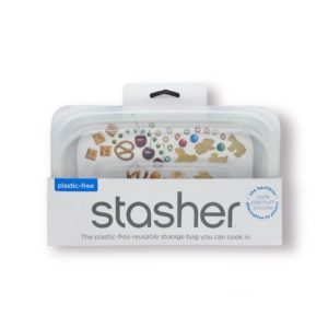 STASHER - SNACK TRAY CLEAR
