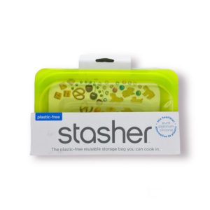 STASHER - SNACK TRAY GREEN